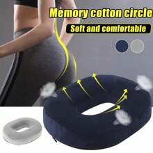 Memory Foam Comfort Donut Ring Chair Seat Cushion Pillow For Pregnant Woman Sedentary People Travel Office Pain Relief Hot