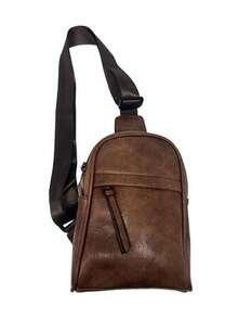 Borsa A Tracolla E A Bandoliera Da Uomo, Ideale Per Natale, Regalo Casual, Sportivo, Da Viaggio, Adatta Per Teenager, Studenti, Casual, Attività All'aperto, Vacanze, Viaggi, Laurea, Compleanno. - Brown - View 2