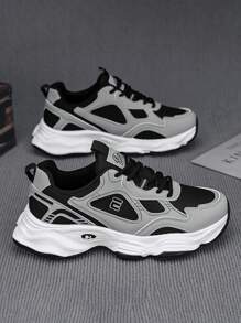 2 estilos de zapatos de verano versátiles y cómodos para hombres, zapatos de elevación de suela gruesa y transpirables de parte superior baja, tenis casuales de moda con patrones aleatorios