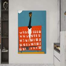 1pc/3pcs Set Modern Bohemian African Art Canvas Posters,Vibrant On Canvas Wall Arts,For Bedroom, Living Room, Hallway,Hotel, Apartment, Studio Wall Decoration,Ideal Summer Gift For Art Lovers And Boho Fashion Enthusiasts,NO Frame/Framed