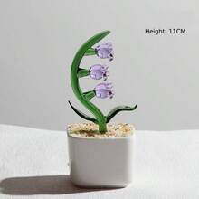 Colorful Creative Glass Plant Desk Decoration Glass Succulent Terrarium - Mini Cactus And Sprout Planter Decor Piece For Office And Home Gift Home Decor - Multicolor - View 8