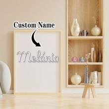 1pc Custom Name Pink/Gold/Silver/Blue Decorative Acrylic Name Plaque, Perfect For Wedding, Birthday, Anniversary, Mother's Day,Room Decoration Stuff Room Decor Bedroom Decor Christmas Thanksgiving Halloween Graduation Party Celebration Decoration, Home Decor, Room Decoration Back To School