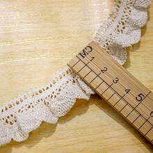 35,82 pulgadas de encaje vintage para manualidades DIY en ropa, bolsos, decoraciones de boda, costura y textiles para el hogar. - Multicolor - Ver 13