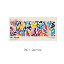 1 幅抽象花卉油画印刷艺术，无框现代复古墙壁装饰，明亮多彩的风景海报，适合家庭、办公室、浴室、客厅、卧室、餐厅 - 室内和室外水平 - A - 查看 14