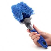 1pc Short Vehicle Tire Brush For Cleaning Tires And Other Auto Parts