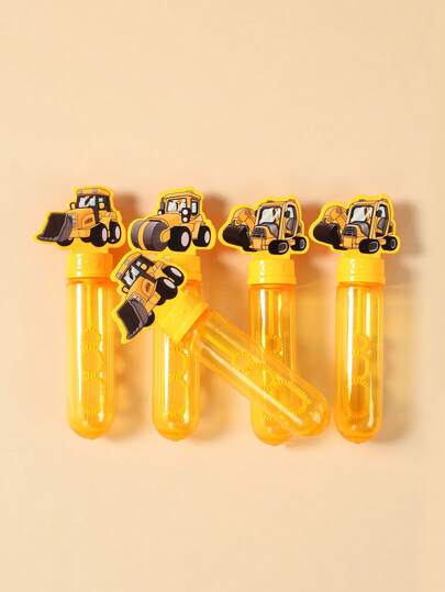 10 Stücke leere Blasenröhren im Muster von Baufahrzeugen (Blasenflüssigkeit nicht enthalten), dickplastischer Party-Seifenblasen-Stab, langanhaltend wiederverwendbare Blasenseifenflasche, Baufahrzeug-Partyartikel und Dekorationen, Baustellenfahrzeug-Partyzubehör, Outdoor-Partydekoration, Geburtstags-Blasen-Geschenk, Gender-Enthüllungs-Partydeko, Geburtstagsdekoration, Babyparty-Artikel, Hochzeitsdekoration, Hochzeitartikel, Brautparty-Geschenke, Partyartikel für Feiertage