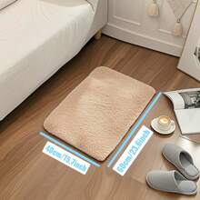 1 块高端柔软毛绒地毯，适用于客厅，包含 1 厘米泡沫垫，蓬松卧室地毯，家居装饰地毯，可爱的奢华防滑地毯，用于家居装饰、户外野餐，适用于卧室、客厅、阳台、书房 - 駝色 - 查看 7