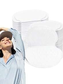 20片/包夏季无纺布止汗贴隐形腋下吸汗垫简约白色腋下止汗贴方便外出开会出差旅行