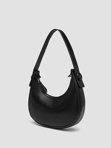 2025春夏新款女士单肩包时尚腋下包简约新月斜挎包别致马鞍包斜挎包 - 彩色 - 查看 16