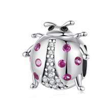 1 PC 925 Sterling Silver Butterfly Charms Sweet Flowers Beads Pendant DIY Bracelet Necklace Jewelry Making Valentines Wedding