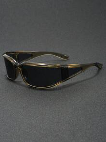 1 副男士优质 Y2K 朋克户外骑行时尚眼镜，全新夏季款式，适合户外运动、骑行、驾驶、旅行、海滩度假 - 彩色 - 查看 9