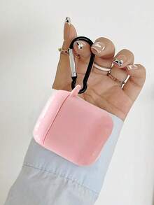 1pc Pink TPU Case, Minimalist Design Compatible With Apple 1/2 Gen Bluetooth Earphones, Protective Cover Compatible With Airpods Pro 3, Soft Shell For Cute 5th Gen, 2/3, Anti-Drop Compatible With Airpods Pro 2 - Pink - View 7