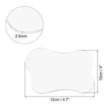Acrylic Irregular Coasters, Creative Cloud Shape Coffee Cup Coaster Dining Table Ornaments For Kitchen Bar - Clear 4.7x4 Inch 2pcs - View 2