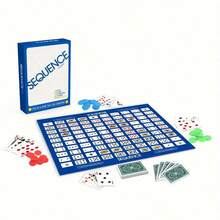 Classic Sequence Board Game - Updated Version, Fun Strategy Game For Families & Friends - Multicolor - View 7