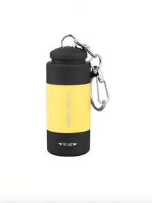 3pcs Mini Keychain LED Flashlight Portable Light Rechargeable Multifunction Outdoor Torch With Bag Clip For Hiking Camping Fishing Running Emergency Lighting, Camping Accessories