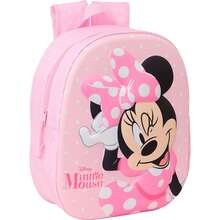 Safta Minnie Mouse 3D Backpack For Kids - Embossed School Backpack For Boys And Girls - Fun And Original Design Backpack, Comfortable - FREE Shipping - 24/48h Delivery To Spain (Peninsula) - Multicolor - View 1