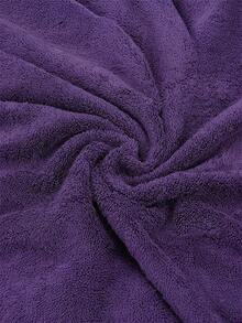 TOALLA DE BAÑO 100% ALGODÓN MEXICANO (Gruesa) ABSORBENTE  70m X 135cm, la cenefa puede variar - Morado - Ver 5