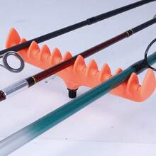 European Style Carp Fishing TPR Coated Large Support Rod Rest Silicone Holder - Green - View 4