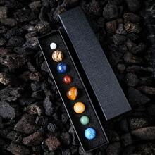 天然水晶原石和太阳系水晶球套装——儿童节的完美礼物 - 行星套盒 - 查看 4