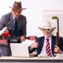 西部主题派对装饰及礼品，狂野西部纸杯，牛仔拍照道具，西部主题玻璃杯，生日派对用品 - 彩色 - 查看 5