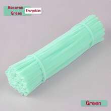 100/500 件粉彩管道清洁器雪尼尔茎 12 英寸散装管道清洁器花什锦毛绒棒适用于创意学校项目 DIY 万圣节圣诞节装饰，5 种颜色（5 种马卡龙色）