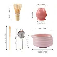 4PCS/5PCS Ceramic Matcha Set With Spout Bowl Highly Attractive Tea Ordering Tool Japanese Matcha Bowl Back To School