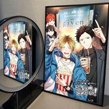 1 件墙壁艺术海报可选框架流行日本卡通电影粘贴海报复古房间家庭酒吧咖啡厅装饰房间墙壁装饰 - 彩色 - 查看 15