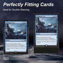 Paquete de 1,200 fundas para cartas, ajuste perfecto, ideales para doble funda, fundas para cartas de intercambio compatibles con MTG, TCG y cartas de juegos. - 10 colores - Ver 4