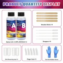 Transparent Epoxy Resin Kit - 20ml/50ml/100ml/250ml/500ml, New Formula, Strong Anti-Yellowing, Suitable For DIY Crafts, Jewelry Making & Mold, Easy 1:1 Mixing Ratio - Epoxy Resin - View 17