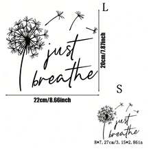 1/2/3pcs Dandelion Heat Transfer Stickers, DIY Iron-On Decals For T-Shirts, Pillows, Aprons, Essential Fashion Accessory For Crafters - Multicolor - View 2