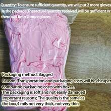 Powder-Free Pink Disposable Nitrile Gloves, Boxless, Durable Household Cleaning Gloves, Latex-Free, Waterproof, Anti-Static, Multi-Purpose Gloves, Linen Fingertips, Suitable For Hair Dyeing, Beauty, Painting, Arts And Crafts, Home Cleaning, Kitchen, Bathroom, Home Decor, Holiday Gifts, Party Favors. Size: S, M, L, XL - Pink - View 11
