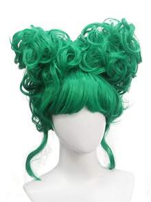 Party Perücken, einzigartige herzförmige Perücken, Herz Königin Cosplay synthetische Haar Perücke - Verschiedenfarbig - Übersicht 14