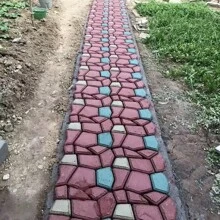1 pièce Moule pour pavage de chemin de jardin, moule en béton manuel DIY pour brique, pierre, route en béton