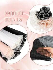 2pcs Crinkle Pearl Floral Wrapping Paper, Crinkle Pearl Organza Flower Packaging Paper, DIY Floral Mesh Crinkle Wave Paper, Suitable For Wedding Anniversary Birthday Flower Shop Supplies, Holiday Party Decorations, Graduation Gift Wrapping Paper