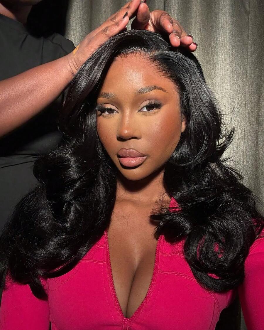 42 Inch Body Wave Pre Bleached Knots 13x4 HD Transparent Lace Front Wigs Human Hair For Women 200% Density Invisible Lace Front Wigs Brazilian Human Hair Pre Plucked With Baby Hair Natural Hairline Human Hair Wigs