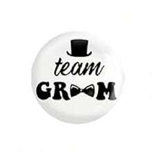 Bachelor Party Buttons Pins Set - Black Gold Groom Button, White Black Best Man Button And Team Groom Button Pins For Bachelor Party Supplies, Decorations, Ideas, Gifts, Jokes And Favors - Multicolor - View 16