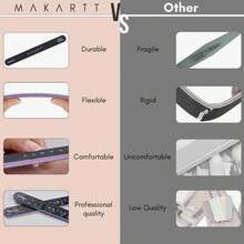 Makartt Nail File 100 180 Grit Emery Boards For Nails 10pcs Black Nail Files Professional Washable Doubled Sides Nail File Kit For Natural Acrylic Nails Coarse For DIY Salon Use - 2pcs-100/180Grit - View 3