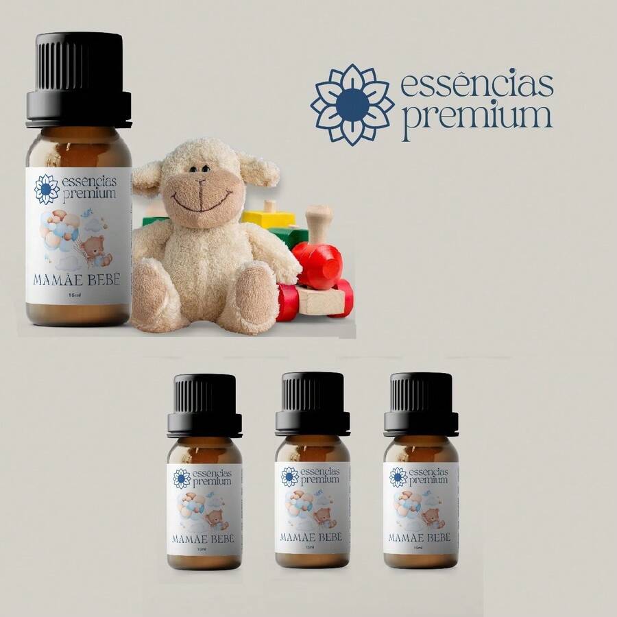 Water-Soluble Essence Mom Baby For Humidifier Diffuser Aromatizer 15ml - 4 Mommy Baby Essences (15ml Each) - View 1