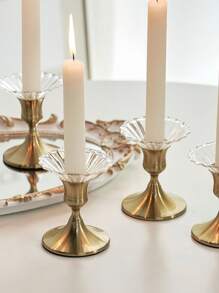 Tropfschutz für Kerzenhalter, klare Glas-Bobeches für Kerzenständer, runde Wachsfänger für Kerzen, gerade Kerzenhalter für Tisch-Mittelstücke, Hochzeiten, Kirchen, Zuhause