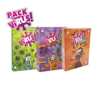 1 pieza Juego de cartas del Virus Goliat, el juego de cartas contagiosamente divertido, color verde, adecuado como regalo de Halloween, Navidad, juego de mesa, ¡regalo festivo!