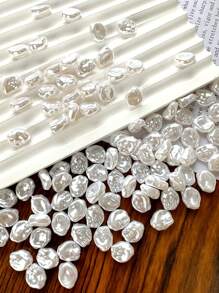 50pcs Irregular Pearl Beads, Versatile & Practical