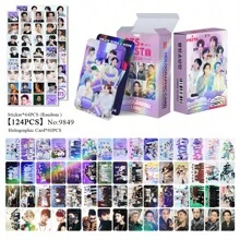 30 قطعة/92 قطعة (60 بطاقة + 32 ملصق)/124 قطعة (60 بطاقة + 64 ملصق) مجموعة بانقتان سونيونغدان كي بوب هولوغرافي مزدوجة الوجه - RM، Jin، J-Hope، Jimin، V، وبطاقات LOMO مجموعة صندوق، تشمل مجموعات بطاقات المشاهير وفرق البوب والعرض، بضاعة متوفرة