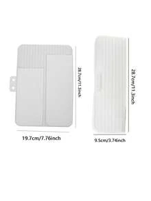 1 件精致简约时尚白色硅胶垫直发器隔热白色卷发器直发器夹保护套，硅胶耐热垫便携式旅行支架直发器收纳袋适用于卷发棒 - 彩色 - 查看 5