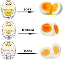 1個顏色變化蛋計時器-利用敏感指示器精確測量軟、硬煮雞蛋