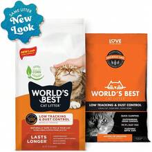 Worlds Best Cat Litter bajo seguimiento control polvo múltiples gatos sin perfume 15 libras arena absorbente ecológica hogar felinos - 15.0 libras - Ver 2