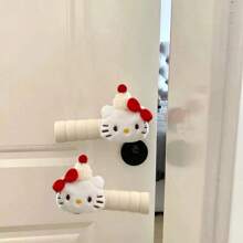 Sanrio Hello Kitty Doorknob Gloves - Sanrio Y2K Cute Style, Anti-Impact And Anti-Static Wall Protectors For Home Decor, Perfect For Bedrooms And Living Rooms