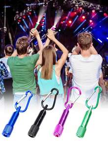 4pcs/1pc Mini LED Keychain Flashlight - Multicolor Mini Flashlight Keychain For Outdoor Camping, Hiking Gear And Emergency Lighting. Mini LED Flashlight Keychain - Multiple Colors Available, Super Bright Portable Keychain Flashlight, Powerful Keychain Light, Great Gift For Parties, Halloween, Thanksgiving, Christmas, Mother's Day And More - Holiday Gift | Keychain Gift Set - Multicolor - View 7