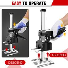 AutoFu 2Pcs/Set Labor Saving Arm Hand Lifting Home Tool Door Cabinet Jack Lifter, Arm Jack Multifunctional Furniture Lifter,  Elevator Tool - الأسود - مشاهدة 8