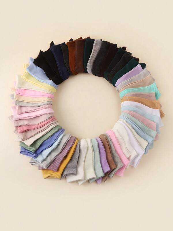 10 Pairs Kids Breathable Comfort Socks, Random Styles