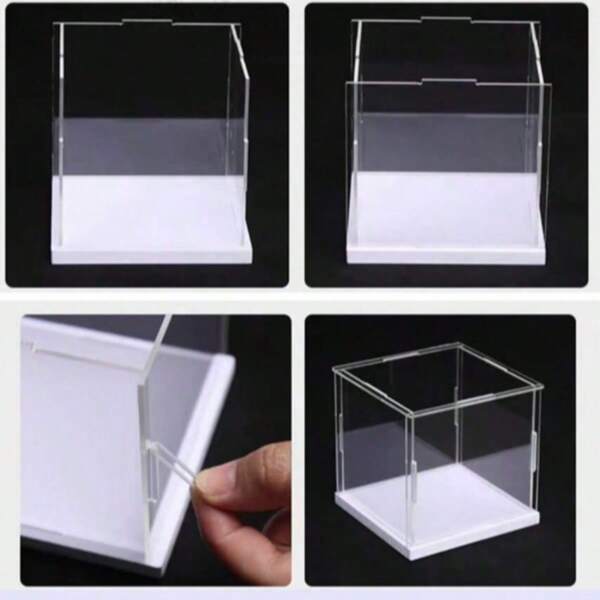 Display Case For Collectibles Assemble Clear Acrylic Box Alternative Glass Case For Display Action Figures Home Storage & Organizing Toys